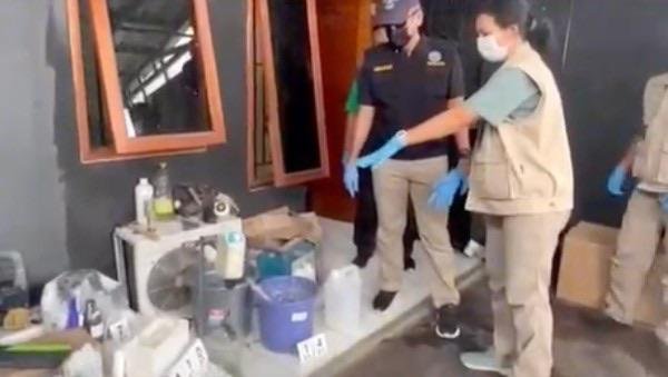 Koki hingga Kurir Dibekuk Badan Narkotika Nasional (BNN) Bongkar Pabrik MDMB-4EN-PINACA di Tangerang,